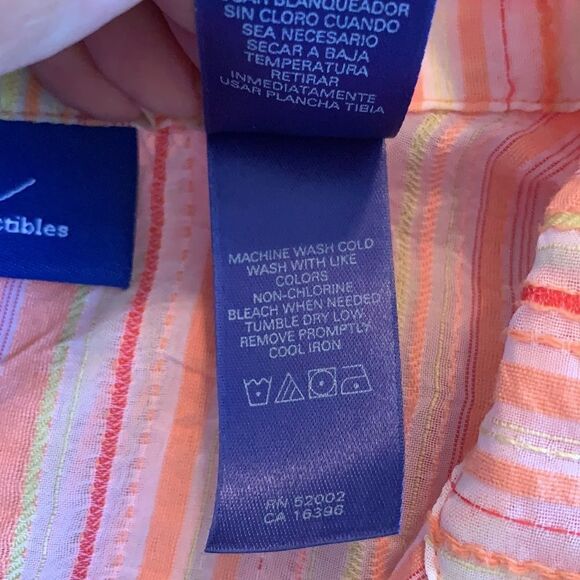 J. H. Collectibles orange striped shirt - Picture 11 of 11